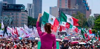 Sheinbaum arremetió contra los gobiernos neoliberales durante su informe de actividades, por haber permitido la intromisión de Estados Unidos