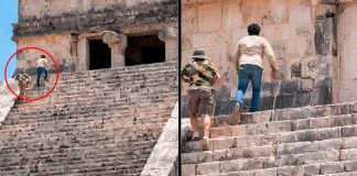 #VIDEO // Escándalo en Chichén Itzá: turistas desafían restricciones y trepan la pirámide de Kukulkán