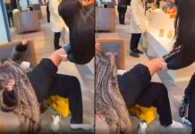 VIDEO | Mujer se atora probándose unas botas Givenchy de 19 mil pesos
