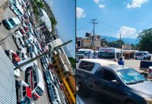 Zitácuaro sitiado por bloqueos de taxistas y cumbieros