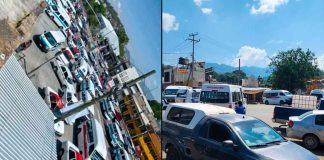 Zitácuaro sitiado por bloqueos de taxistas y cumbieros