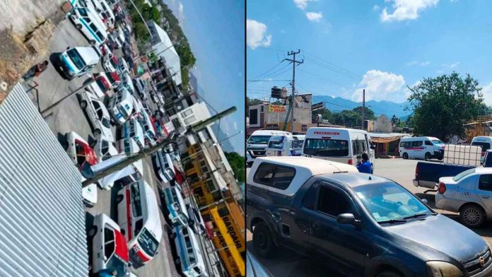 Zitácuaro-sitiado-por-bloqueos-de-taxistas-y-cumbieros