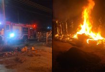 Se registra incendio de una cabaña en la colonia Ana María Gallaga, Morelia