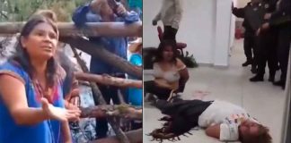 VIDEO | Queman comandancia e intentan linchar a mujeres por bañar a un perrito