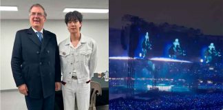 VIDEO | ‘Sí se pudo’: Marcelo Ebrard cumple su promesa y asiste al último concierto de BTS en CDMX