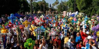 ¡Que viva la Santa Cruz! Así se festejó a los trabajadores de la construcción este 3 de mayo