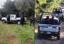 Delincuentes huyen tras enfrentarse contra policías, en los límites de Tingambato y Ziracuaretiro