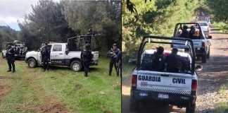 Delincuentes huyen tras enfrentarse contra policías, en los límites de Tingambato y Ziracuaretiro