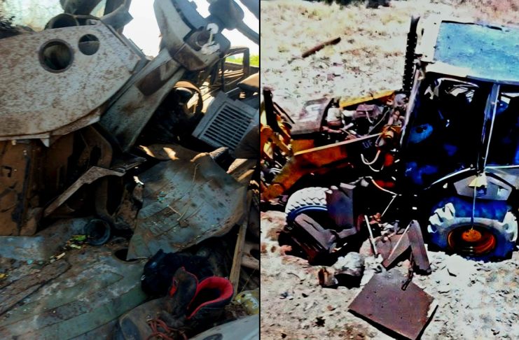 Operador de maquinaria pesada herido, tras estallido de explosivo improvisado en Loma de Los Hoyos