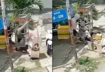#VIDEO // Vendedora es arrastrada y prensada por su propio exprimidor de caña