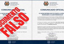 Falso documento sobre levantamiento de huelga alarma a comunidad nicolaita
