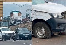 Se registra accidente de camioneta en el Libramiento Norte de Morelia