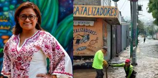 Aleida Alavez Ruiz, alcaldesa de Iztapalapa, hizo declaraciones sobre las fugas de agua registradas en la demarcación