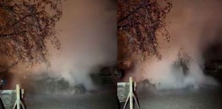 #VIDEO // Captan el momento exacto de como surge enorme “géiser” dentro de una vivienda en Ixtlán