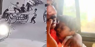 #VIDEO // Niño de 6 años fallece en brazos de su padre tras quedar atrapado contra una pared