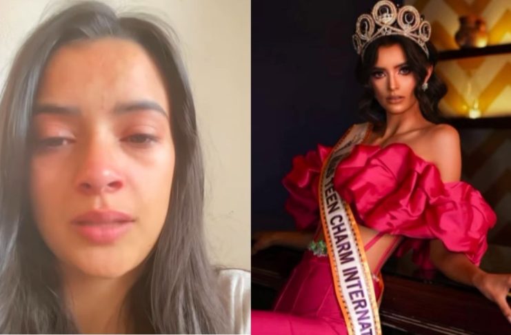 #VIDEO // Roban corona internacional y pertenencias a Miss Morelia tras “cristalazo” a su camioneta