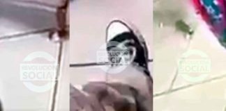 VIDEO // Padre de familia irrumpe armado en salón de la prepa UNLA y desata tensión entre estudiantes