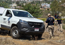 Hallan cadáver masculino parcialmente sepultado en los límites de Charo y Morelia