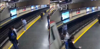#VIDEO // Hombre muere tras lanzarse a las vías