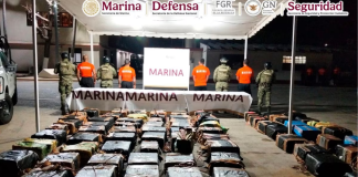 Marina intercepta más de dos toneladas de cocaína en el Pacífico