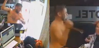 #VIDEO // Hombre golpea a empleada de hotel por no acceder a entrar a su habitación