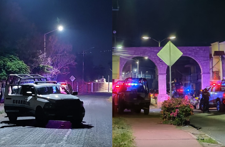 Delincuentes emboscan a policías en Copándaro de Galeana; hay dos oficiales heridos