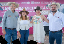 Dayana Pérez Mendoza impulsa apoyos para ganaderos de Salvador Escalante en la Expo Ganadera Michoacán 2026