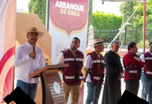Alexis Velázquez impulsa la restauración del atrio parroquial en Huandacareo