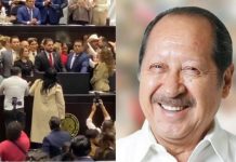 #VIDEO // Morena toma tribuna del Congreso luego de que lo llamarán “asesino de Carlos Manzo” a Godoy