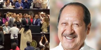 #VIDEO // Morena toma tribuna del Congreso luego de que lo llamarán “asesino de Carlos Manzo” a Godoy