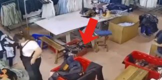 #VIDEO // Madre accidentalmente asfixia a su hijo en fábrica textil en China