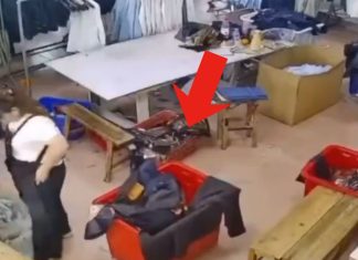#VIDEO // Madre accidentalmente asfixia a su hijo en fábrica textil en China