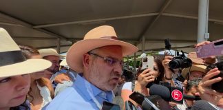 Harfuch destacó la reducción al homicidio doloso y la extorsión: Bedolla