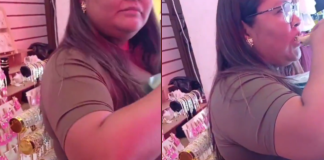 #VIDEO // Surge #LadyTacos: Mujer desata indignación tras invadir puesto de joyería para comer