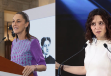 Díaz Ayuso critica a Morena y asegura que en México y España “muere” la democracia