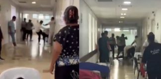 #VIDEO // Pelea en el ISSSTE: líder sindical inicia la riña por no respetar protocolos del hospital