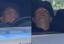 #VIDEO // Captan a policías dormidos en patrulla mientras “vigilan” zona alta en asaltos