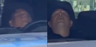 #VIDEO // Captan a policías dormidos en patrulla mientras “vigilan” zona alta en asaltos