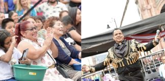 Puruándiro festeja en grande a las mamás con música de Los Ángeles Negros y rifas
