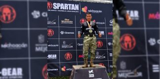 Militar de la 21 Zona supera 25 obstáculos y gana el primer lugar en la Spartan Race