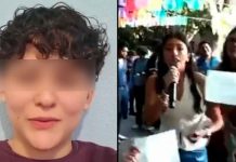 #VIDEO // Jóvenes irrumpen enlace de la Mañanera con protesta sobre inseguridad en Michoacán