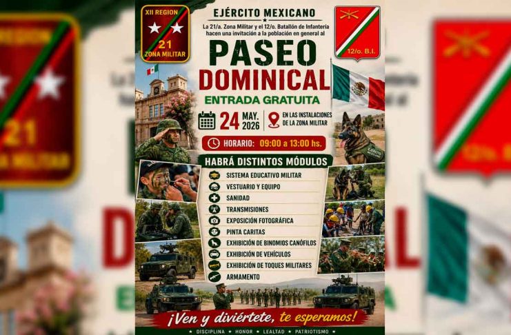Ejército Mexicano invita a la población en general a un Paseo Dominical en Morelia