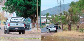 Abandonan a hombre ejecutado en el Fraccionamiento Manantiales del Curutarán, Jacona