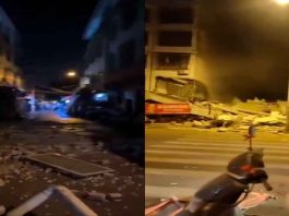 #VIDEO//Captan en video el fuerte sismo que sacudió China y dejó edificios colapsados