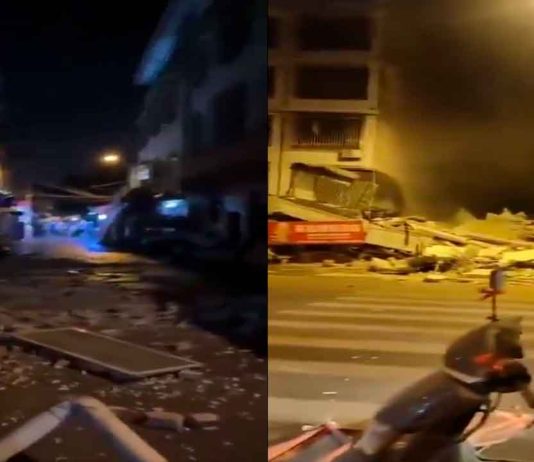 #VIDEO//Captan en video el fuerte sismo que sacudió China y dejó edificios colapsados