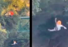 #VIDEO Falla de un arnés provoca caída de un niño en una tirolesa en el Parque Fundidora.
