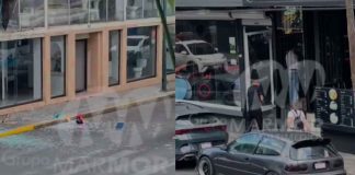 #VIDEO// Mini tornado sorprende a Morelia y deja daños en negocios