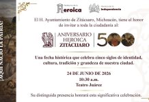 Zitácuaro celebrará este 24 de junio 500 años de historia, identidad y grandeza