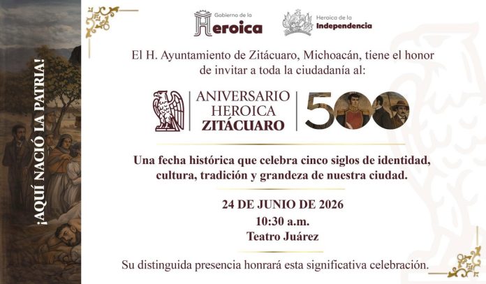 500 aniv zitácuaro