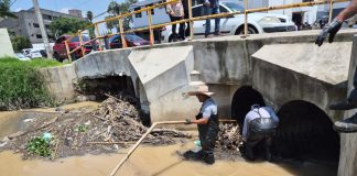 #VIDEO || Realiza Sindicato de Limpia intensas labores de limpieza en el Dren Barajas
